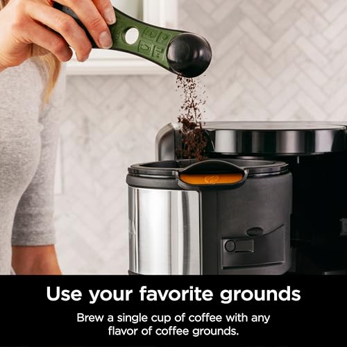 Ninja Hot and Cold Brewed System, Tea & Coffee Maker, with Auto-iQ, 6 Sizes, 5 Styles, 5 Tea Settings, 50 oz Thermal Carafe, Frother