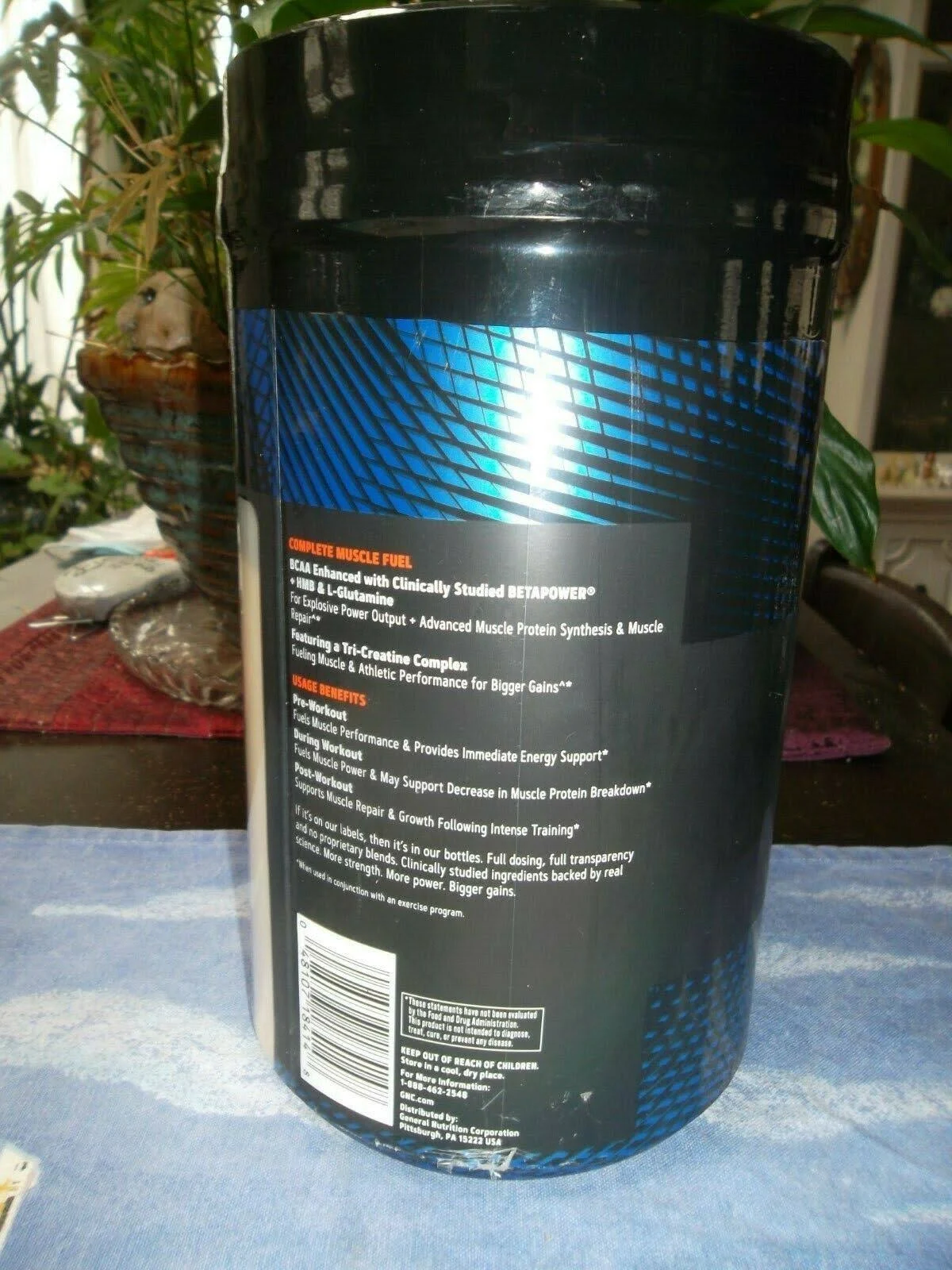 GNC Amp MyoPower BCAA - Tangy Orange