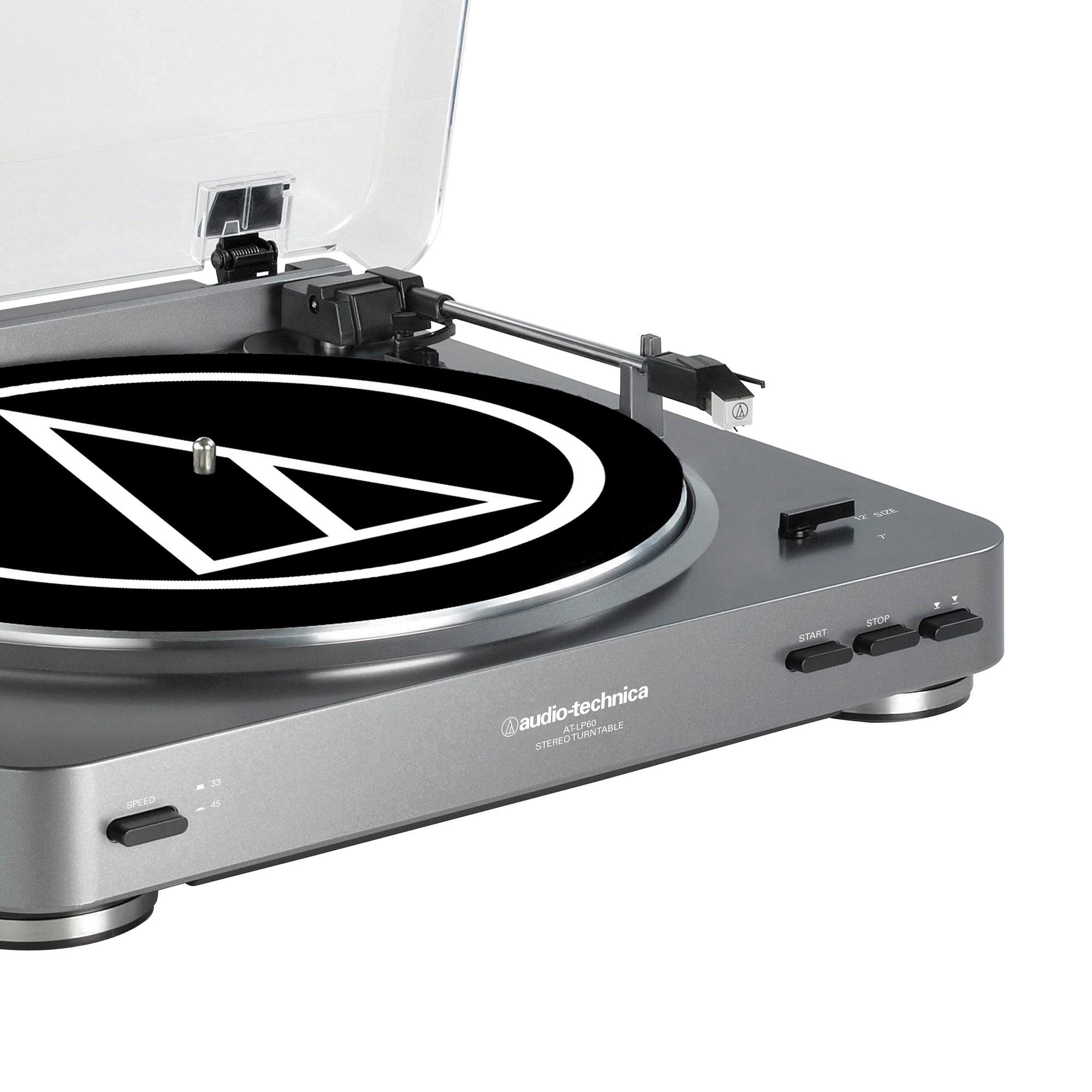 Audio-Technica AT-LP60-USB Turntable - Silver