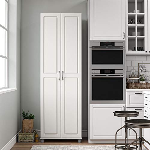 SystemBuild Evolution Kendall 24" Engineered Wood Utility Storage Cabinet Black