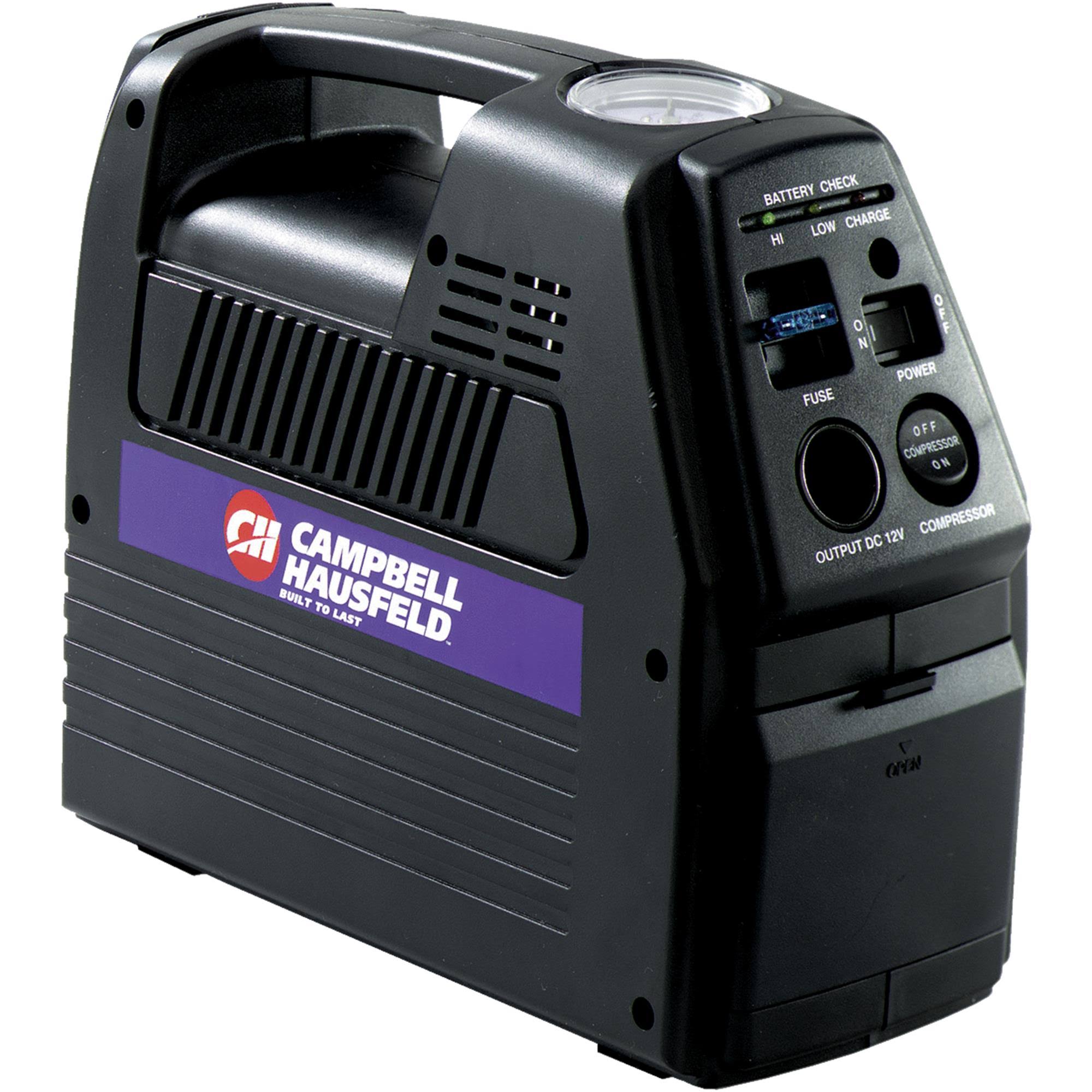 Campbell Hausfeld Rechargeable Inflator u0026 Power Supply, 12 V