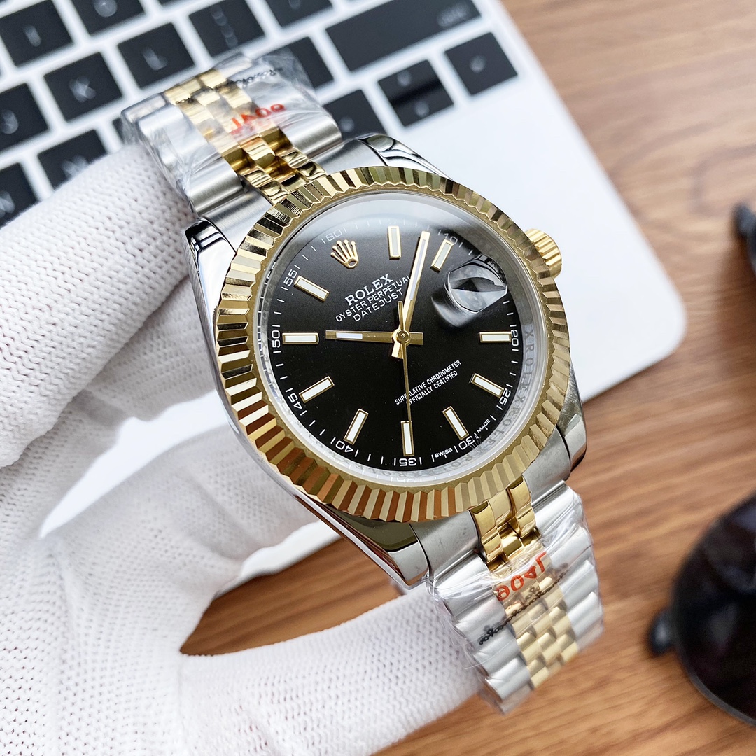 Date just II ( Silver & Goldmix ) Multicolor selection 41mm