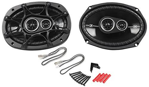 Package Pair of Kicker 41dsc6934 6x9 D-Series 3-Way Car Speakers Totaling 720 Watt Peak 180 RMS 41DSC54 5-1 4 5 25 400 100