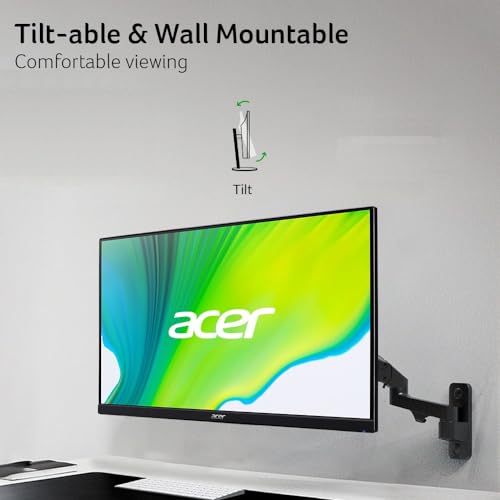 acer KB272 G0bi 27" IPS Full HD (1920 x 1080) Gaming Office Monitor | Adaptive-Sync Support (FreeSync Compatible) | Up to 120Hz Refresh | 1ms (VRB) |
