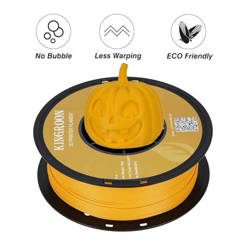 Kingroon PLA 3D Printer Filament, 12Rolls, Dimensional Accuracy +/- 0.03 mm, 12kg Spool(26.4lbs)