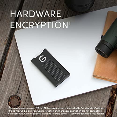 SanDisk Professional 4TB G-Drive SSD - Ultra-Rugged, IP67 Dust/Water Resistant, Portable External NVMe Solid State Drive, Up to 1,050 MB/s