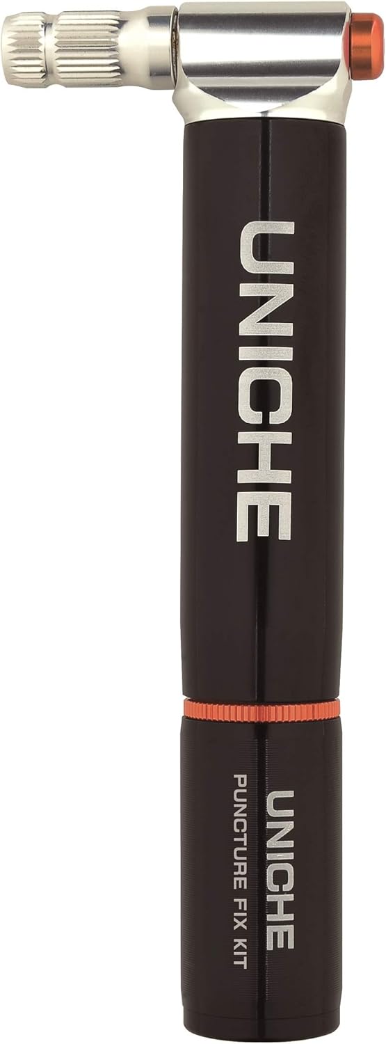 UNICHE Pro CO2 Inflator Combo Tubeless Tire Repair Tool Kit – for MTB and Road Bicycle – Fix The Puncture and Inflate The Tire Together – Includes