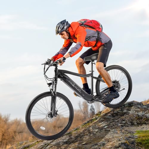 PEXMOR Electric Bike for Adults, 750W (Peak 1000W) BAFANG Motor 32MPH | 48V 14AH Removable LG Battery Mountain Ebike
