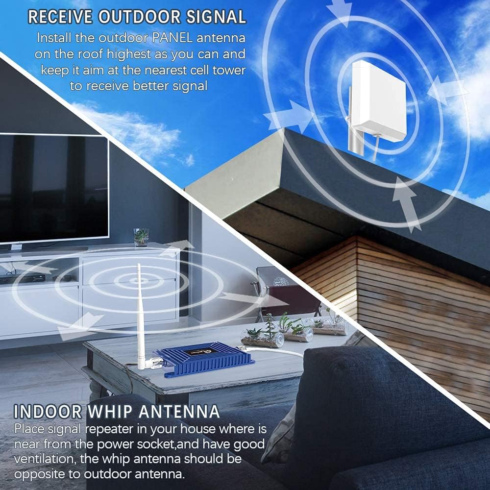 Verizon Phone Signal Booster FCC Approved 4G Cell Phone Signal Repeater Booster Verizon Straight Talk 700MHz 4G LTE Band 13 FDD Cell Signal Repeater