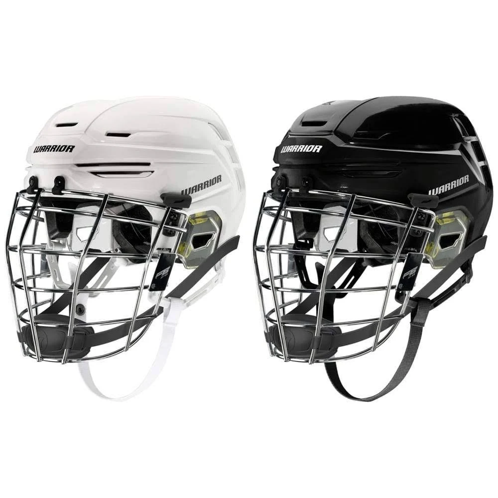 Warrior Fatboy Alpha Pro Complete Box Lacrosse Helmet - Black