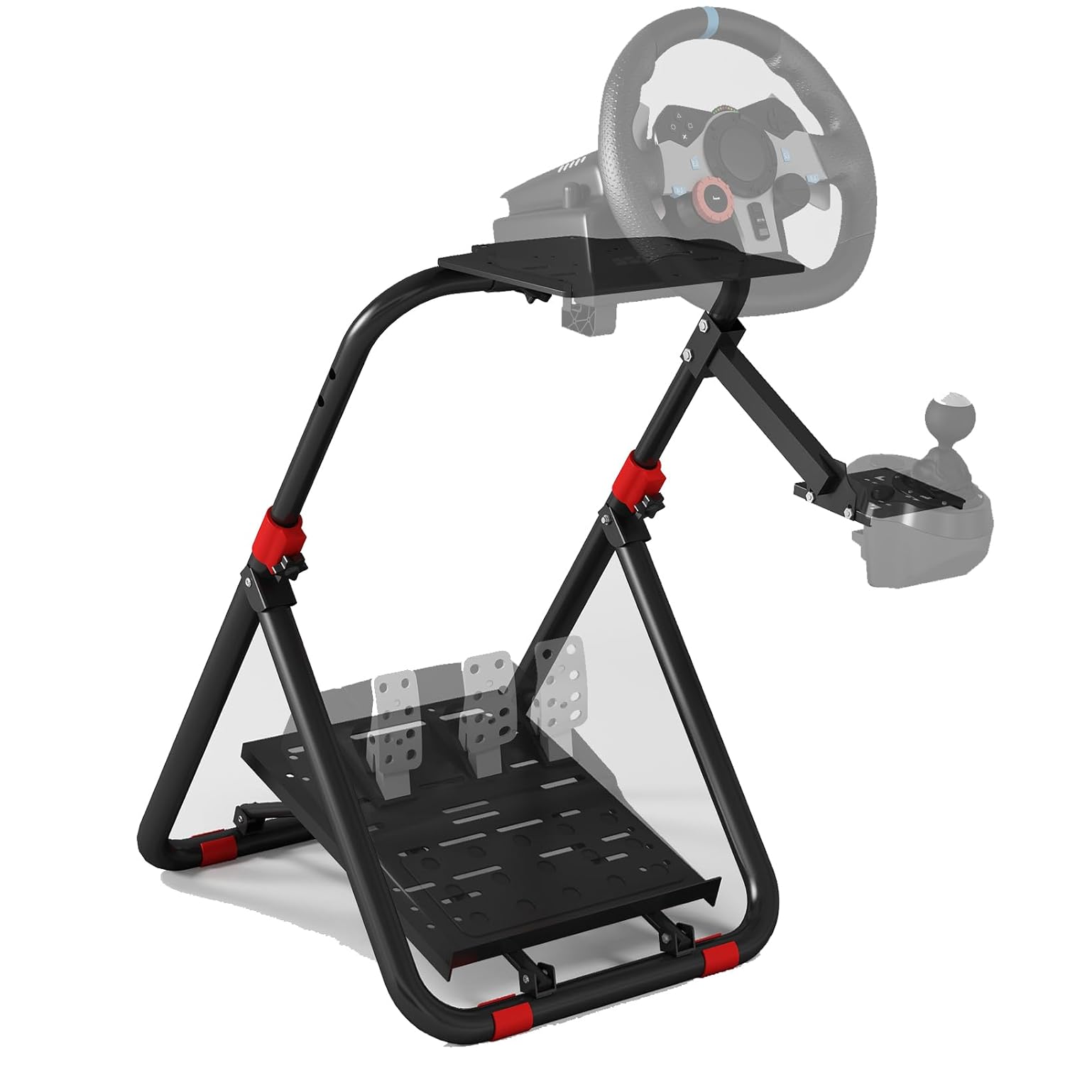 DIWANGUS Racing Wheel Stand Steering Wheel Adjustable Stand Foldable Mount for Logitech G29 G920 G923 G27 G25 for Thrustmaster T248 T300RS T150 458