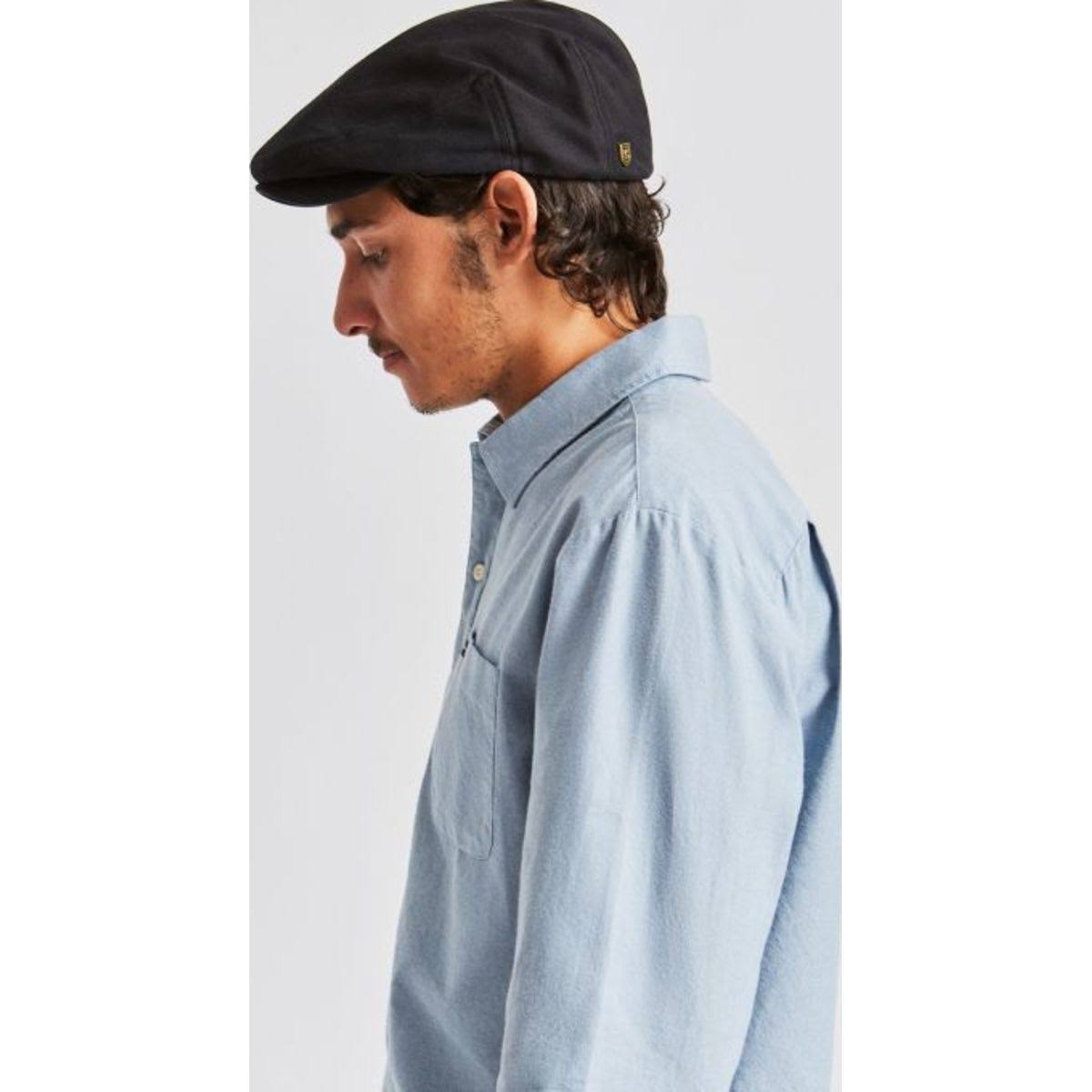 Brixton Hooligan Snap Flat Cap – Brown / Khaki