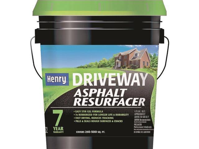 Henry Driveway Asphalt Resurfacer, Black - 4.75 gal tub