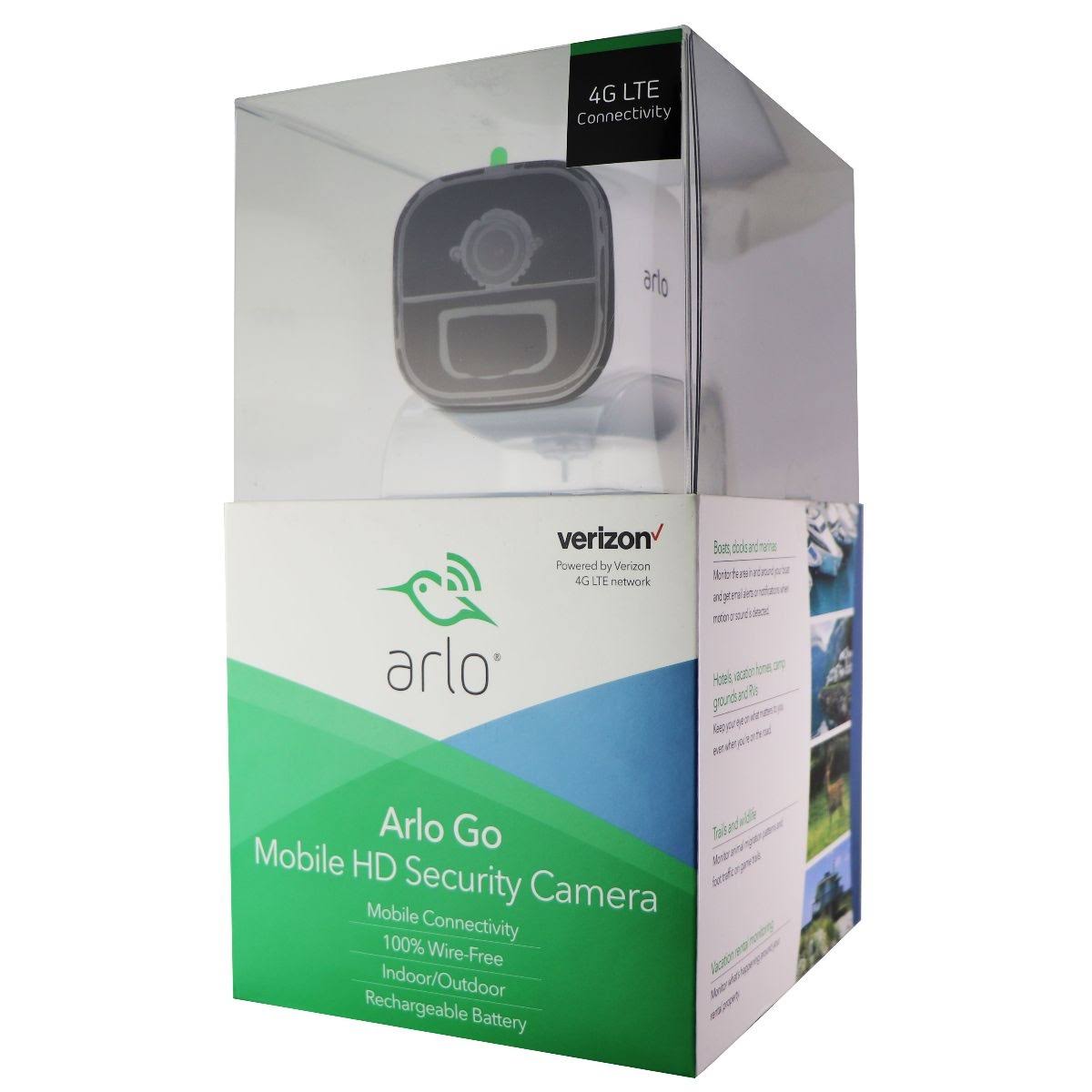 Arlo Vma4030vwq-d Go Mobile HD Security Camera for Verizon, White