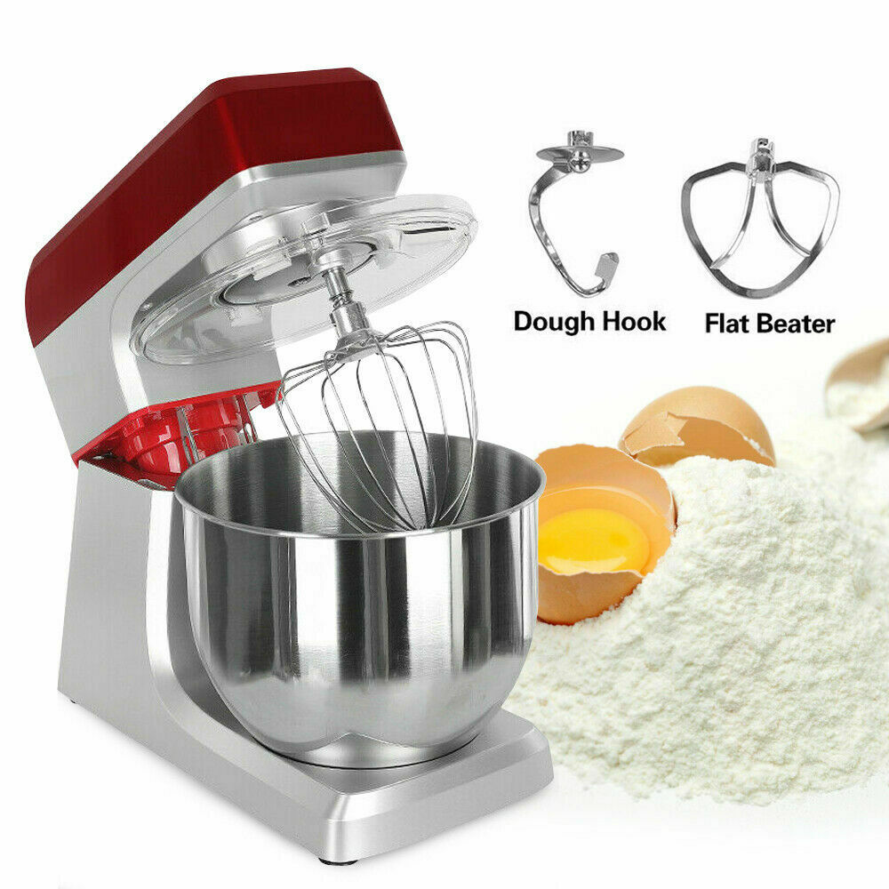 1200W 7L Kitchen Electric Food Stand Mixer Whisk Blender Cake 6 speed 6 Speed Stand Mixer Cake Food Mixing Bowl Beater Dough Electric Blender 1200W