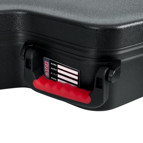 Gator Cases Molded Flight Case for Strat/Tele Style Electric Guitars with TSA Approved Locking Latch, (GTSA-GTRELEC)