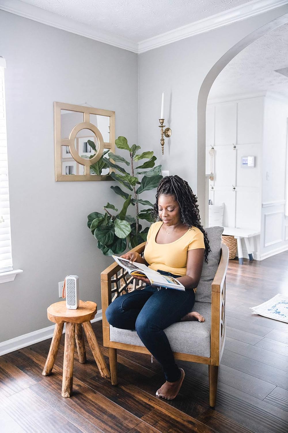 LG PuriCare Mini – Small Lightweight Ultra Quiet Portable Air Purifier for filtering ultra-fine dust and small particles in the Home Bedroom Office
