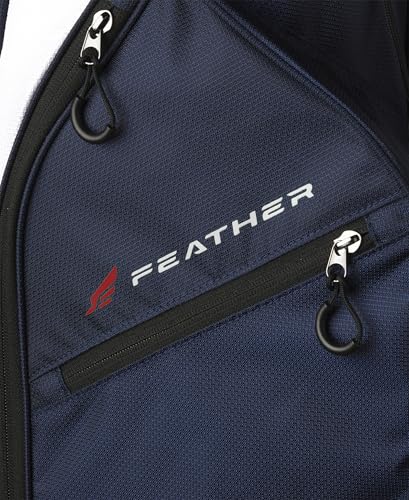 Wilson Feather Golf Cart Bag - Black/Grey/Red