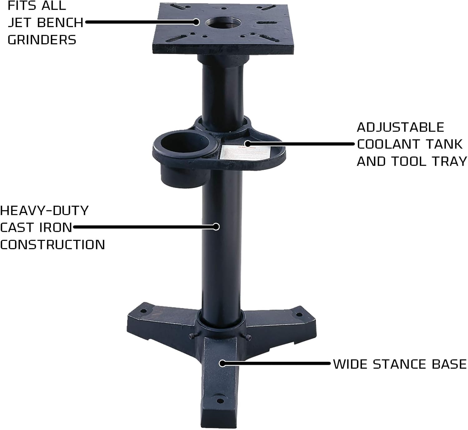 JET JPS-2A Bench Grinder Stand (577172)