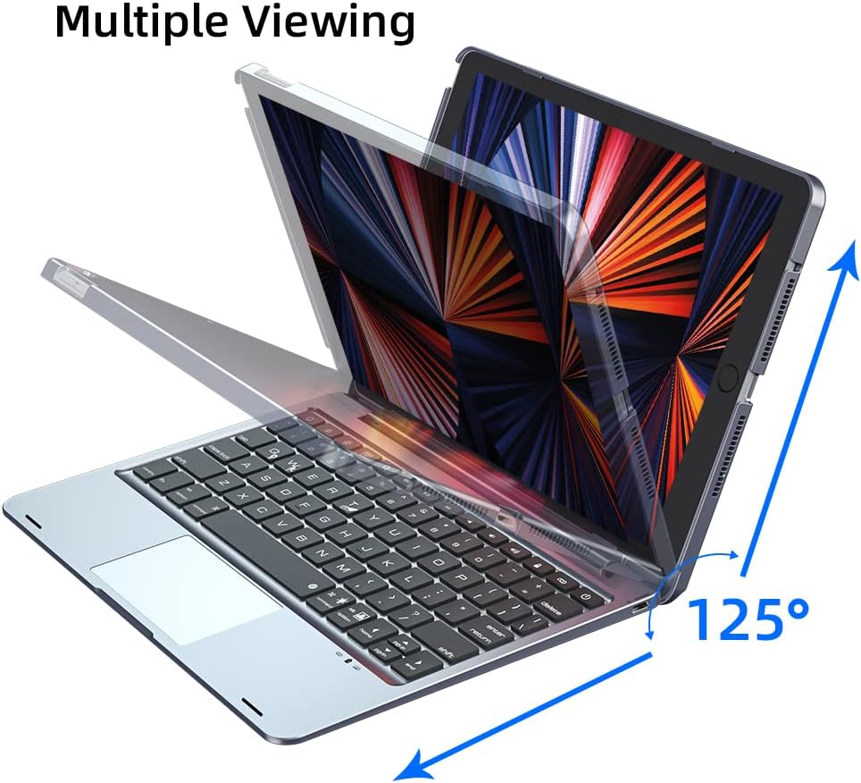 doqo Magnetic Keyboard Case for iPad Air 5th Generation(2022)/iPad Air 4th Generation(2020), iPad Pro 11 2018/2020/2021