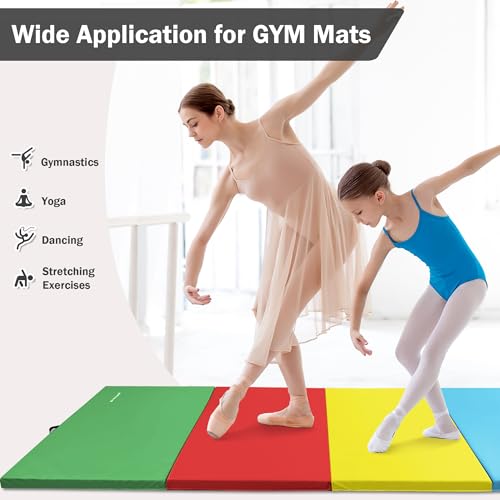 Extra Thick Folding Exercise Gymnastics Mat
