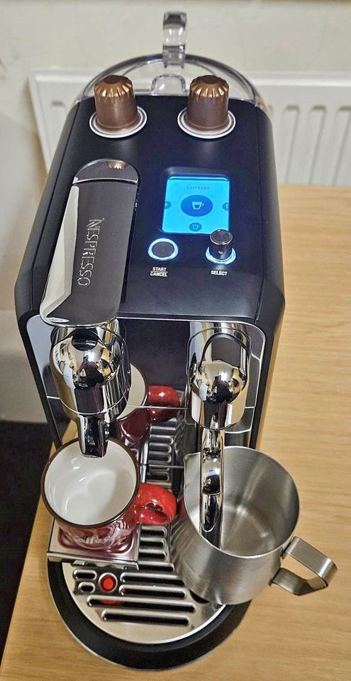 Nespresso Creatista Plus Coffee Machine by Sage, Black Truffle