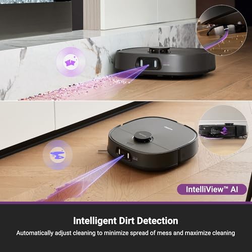 Eureka J15 Pro Ultra Robot Vacuum and Mop with Self Emptying Base, 16,200 Pa Suction, Flex-Arm Design Mop