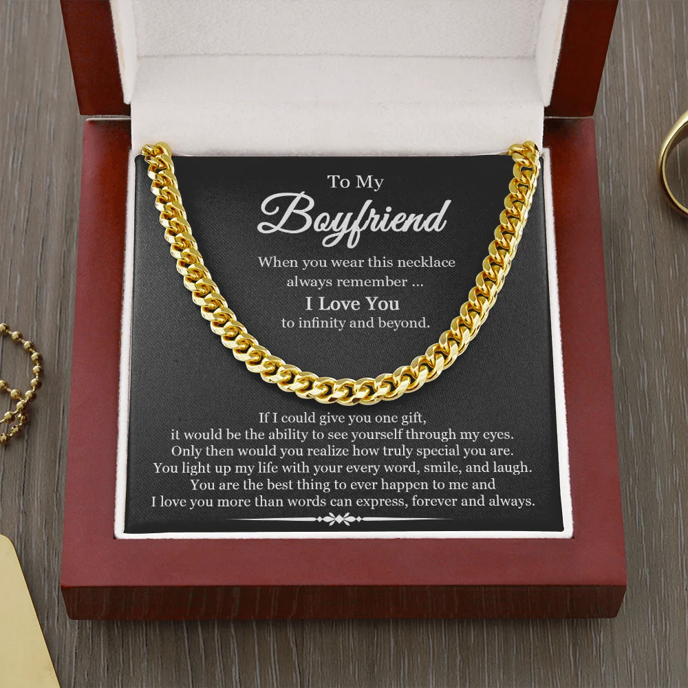 Custom Giant 14K Yellow Gold Chain Necklace for Boyfriend, Gift for Adult Male