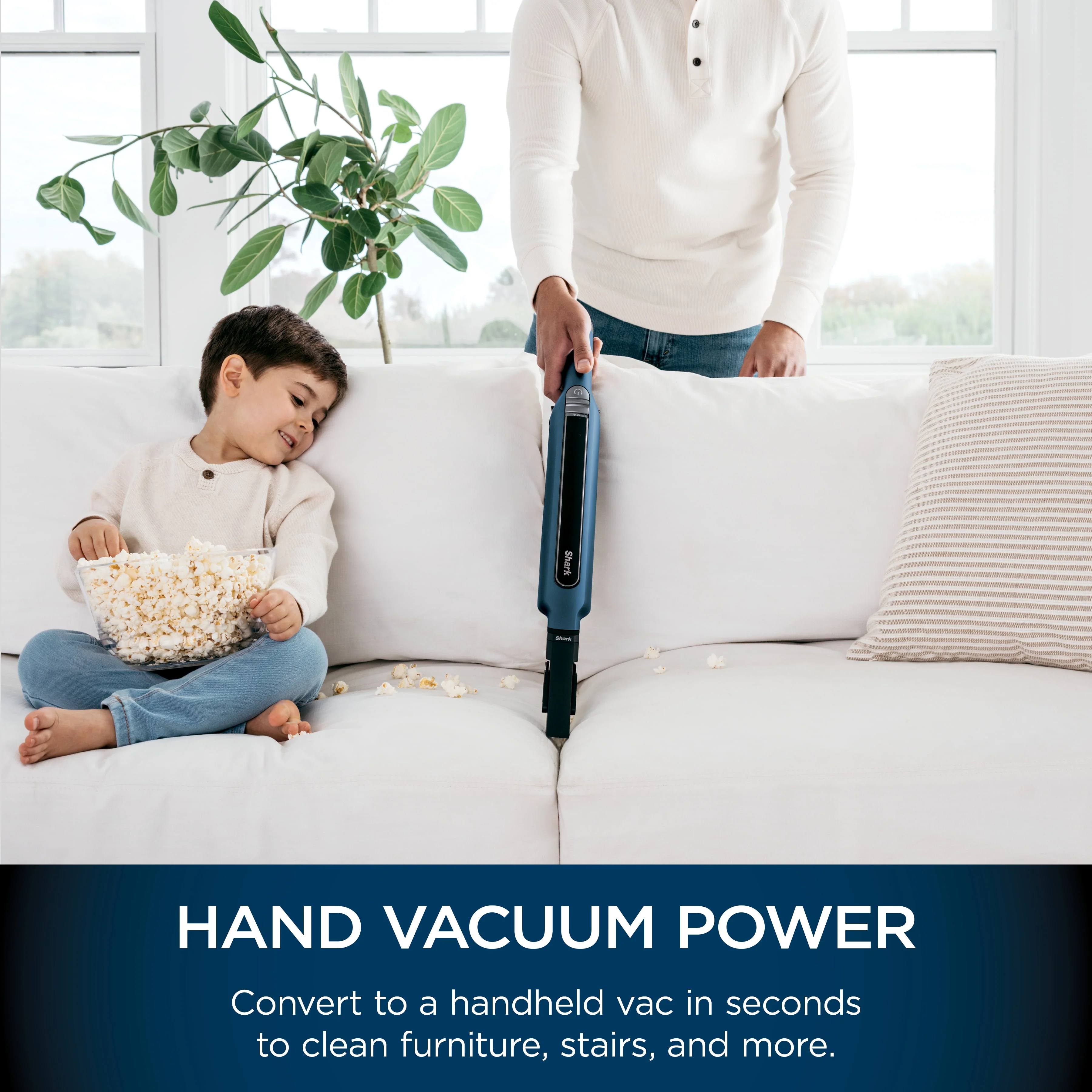 Shark WANDVAC System Ultra-Lightweight Powerful Cordless 3-in-1 Stick Vacuum Cleaner, WS630