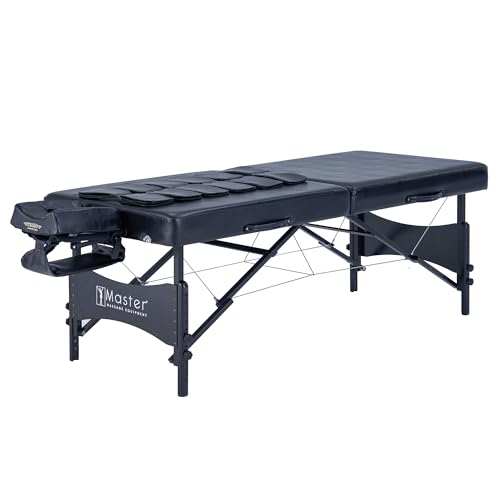 Master Massage 30” Monaco Airwave Full Body Stretching Portable Massage Table with Airbags 3D Lumbar Traction for Professional & Home Use