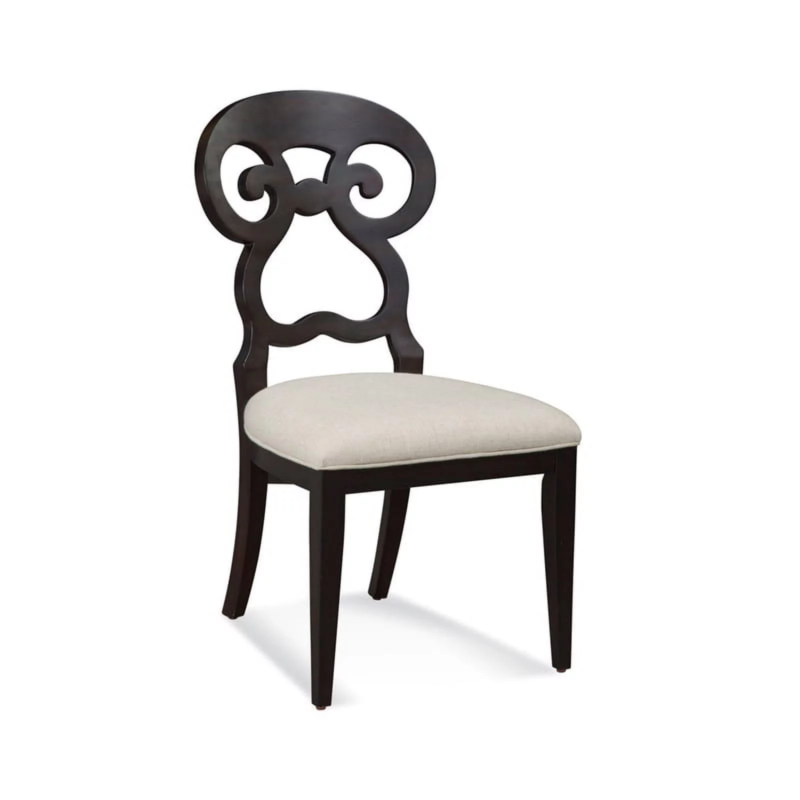 Home Square 5-Piece Set with Dining Table and 4 Dining Side Chairs in Espresso