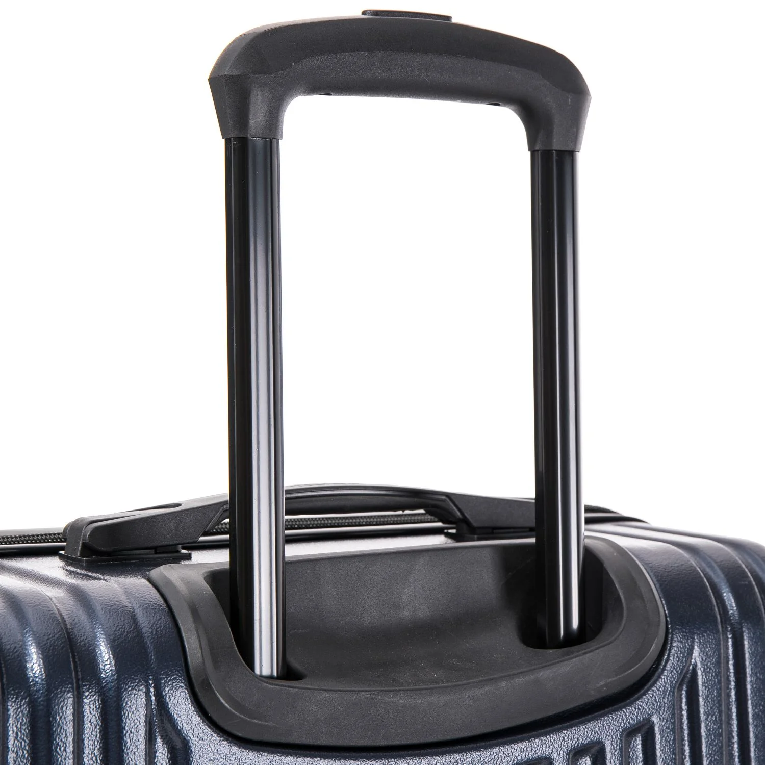 InUSA DRIP 3-Piece Hardside Luggage Sets with Spinner Wheels, Handle and Trolley, (20"/24"/28"), Navy Blue