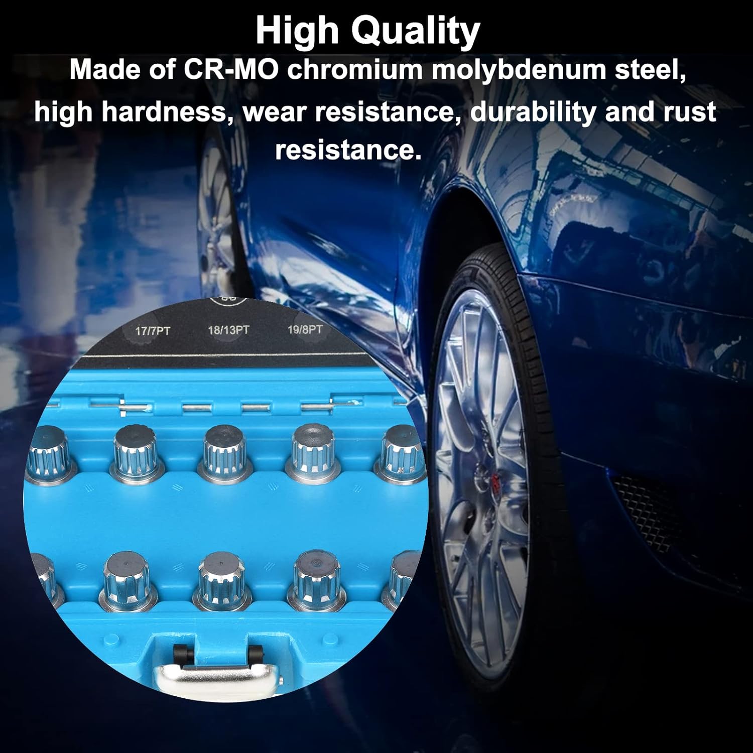 Automotive Wheel Lock Removal Kit Locking Lug Nuts Compatible for BMW Torx Bit Set