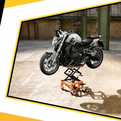 PENSUN Hydraulic Motorcycle Lift Table, 350 LBS Heavy Duty Ultra-Stable Motorcycle Scissor Jack Stand Fit for Motorcycle Dirt Bike ATV