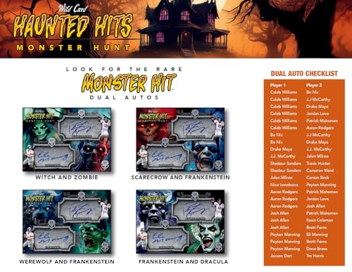 2024 Wild Card Haunted Hits Hobby Football Trading Card Box