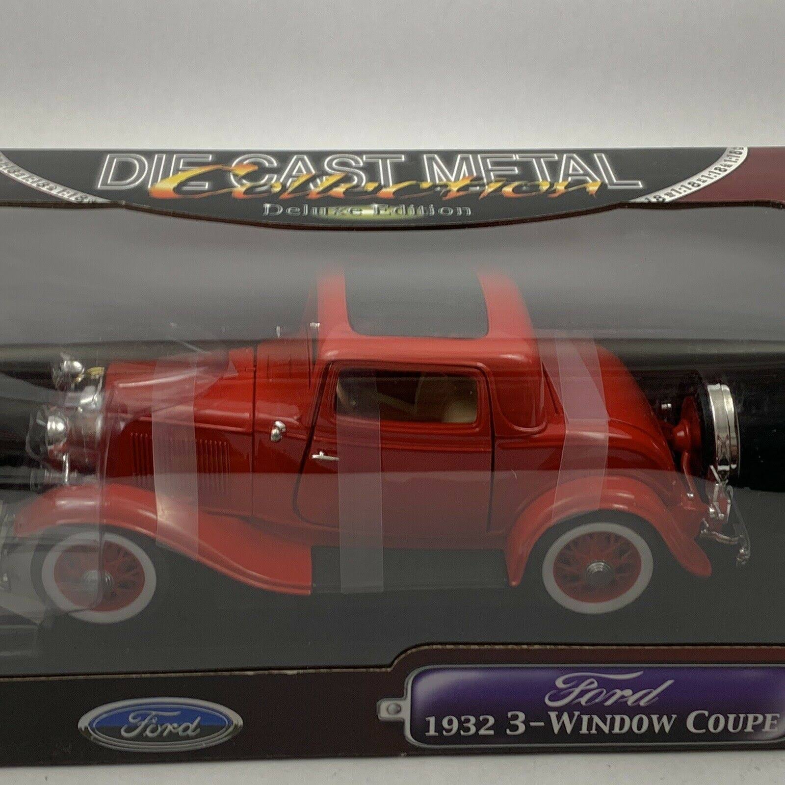 1932 Ford 3 Window Coupe Blue 1/18 Diecast Car Model by Road Signature