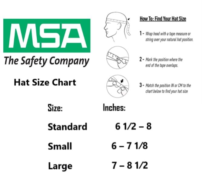 MSA Skullgard Full-Brim Hard Hat with Suspension - Non-Slotted Cap, Made of Phenolic Resin, Radiant Heat Loads up to 350F