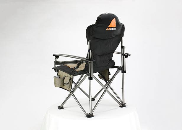 Oztent King Kokoda Camping Outdoor Chair with Lumbar Support