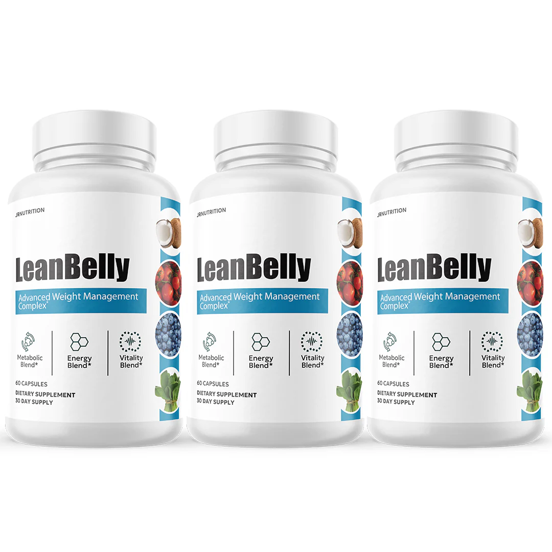 Lean Belly Weight Loss, Appetite Control Supplement - 3 Bottles - Kansas Nuitrition - HNZSDS