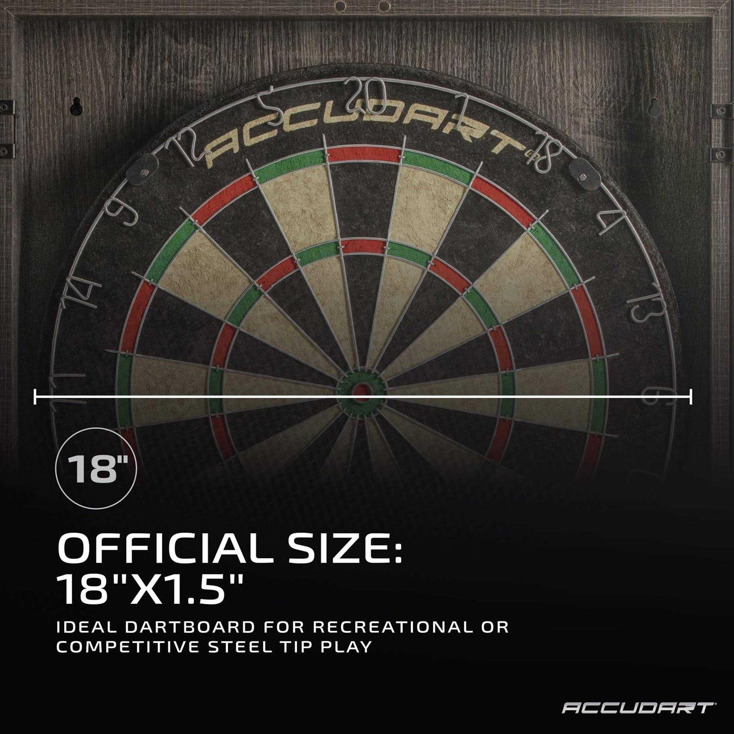 Accudart Armada Bristle Dartboard Cabinet Set - Sports Supplies Online Store