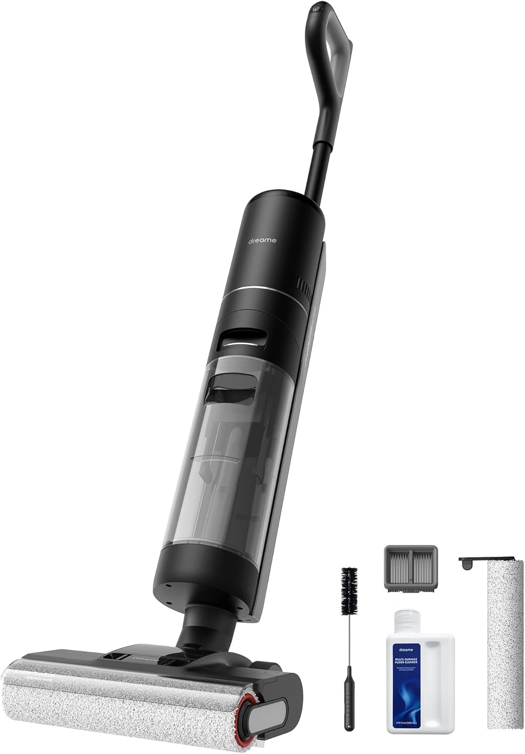 dreame H12 PRO Wet Dry Vacuum Cleaner, Smart Floor Cleaner Cordless Vacuum and Mop for Hard Floors, One-Step Edge to Edge Cleaning with Hot Air Drying