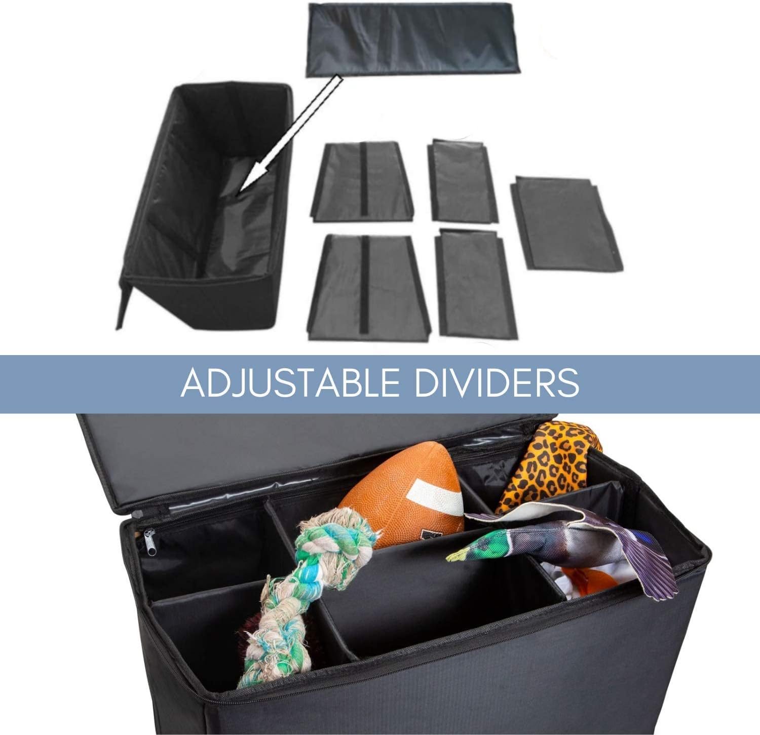 Back Seat Dog Extender and Car Storage Prevents Your Dog from Falling Off The Backseat When Driving