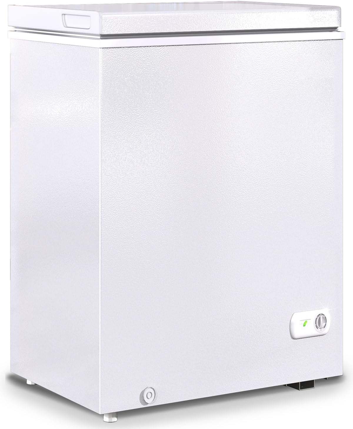 10.0 Cu.Ft Chest Freezer,Deep Freezer with Removable Basket,Compact Freezer with Top Open Door, Adjustable Temperature