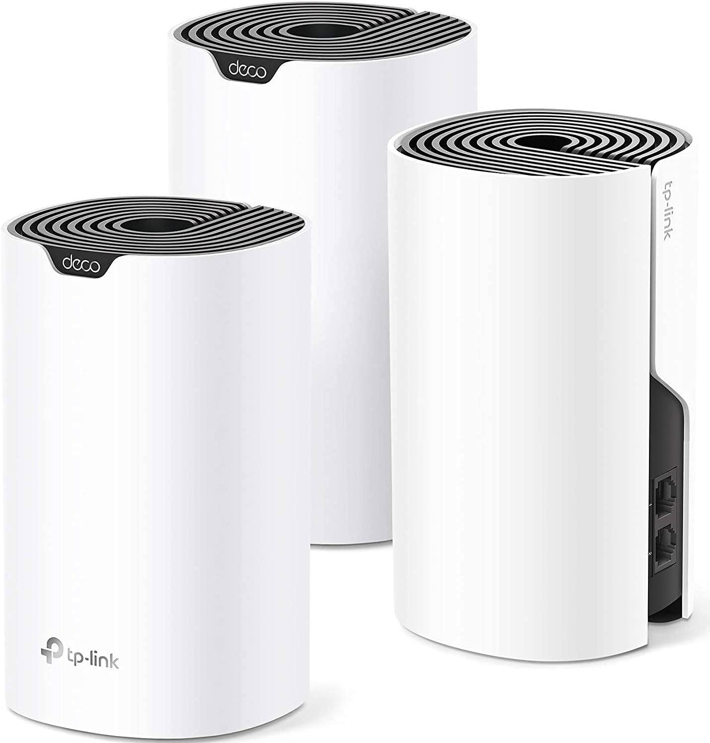 TP-Link Deco Whole Home Mesh WiFi System– Up to 5,500 Sq.ft. Coverage, WiFi Router/Extender Replacement, Gigabit Ports,Seamless Roaming