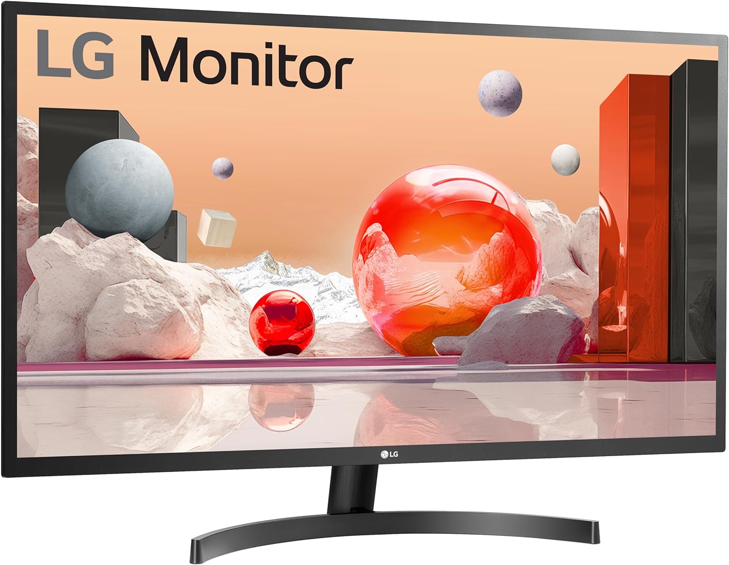 LG FHD 32-Inch Computer Monitor 32ML600M-B, IPS with HDR 10 Compatibility, Black - Smart Home Appliances