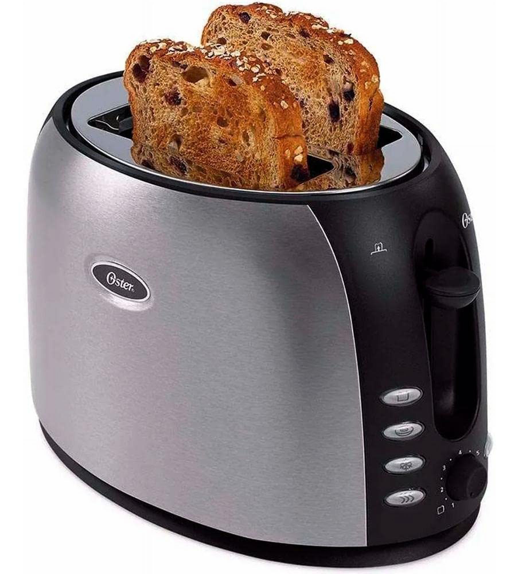 Oster 2 Slice Toaster, Brushed Stainless Steel (TSSTJC5BBK)