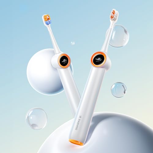 RANVOO Save $93 to Get AICE LITE Plus White and Bubble Sonic Electric Toothbrush White Together