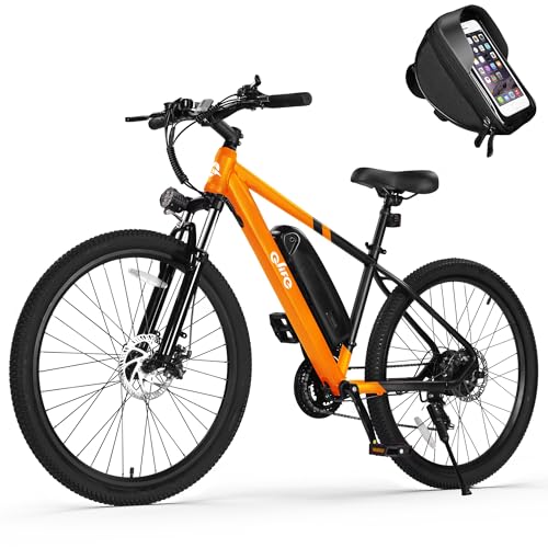 Racer Electric Bike for Adults - 21-Speed Mountain Lightweight Ebike with Peak 750W 22MPH Brushless Motor, 375Wh Removable Battery