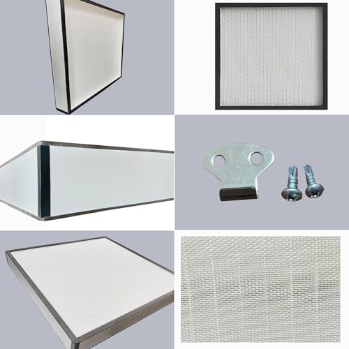 HEPA H14 Filtration Laminar Flow Hood（Include HEPA Filter）,FFU,Updated Fan Filter Unit, Laminar Air Flow Hood (22.6”x22.6”110V)
