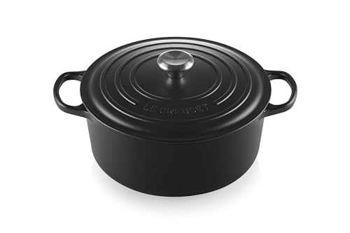 Le Creuset Enameled Cast Iron Signature Round Dutch Oven, 5.5 qt., Cerise